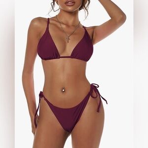 Zaful bikini plum